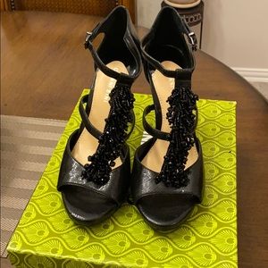 Gianni Bini Brianna beaded heels. Never worn.